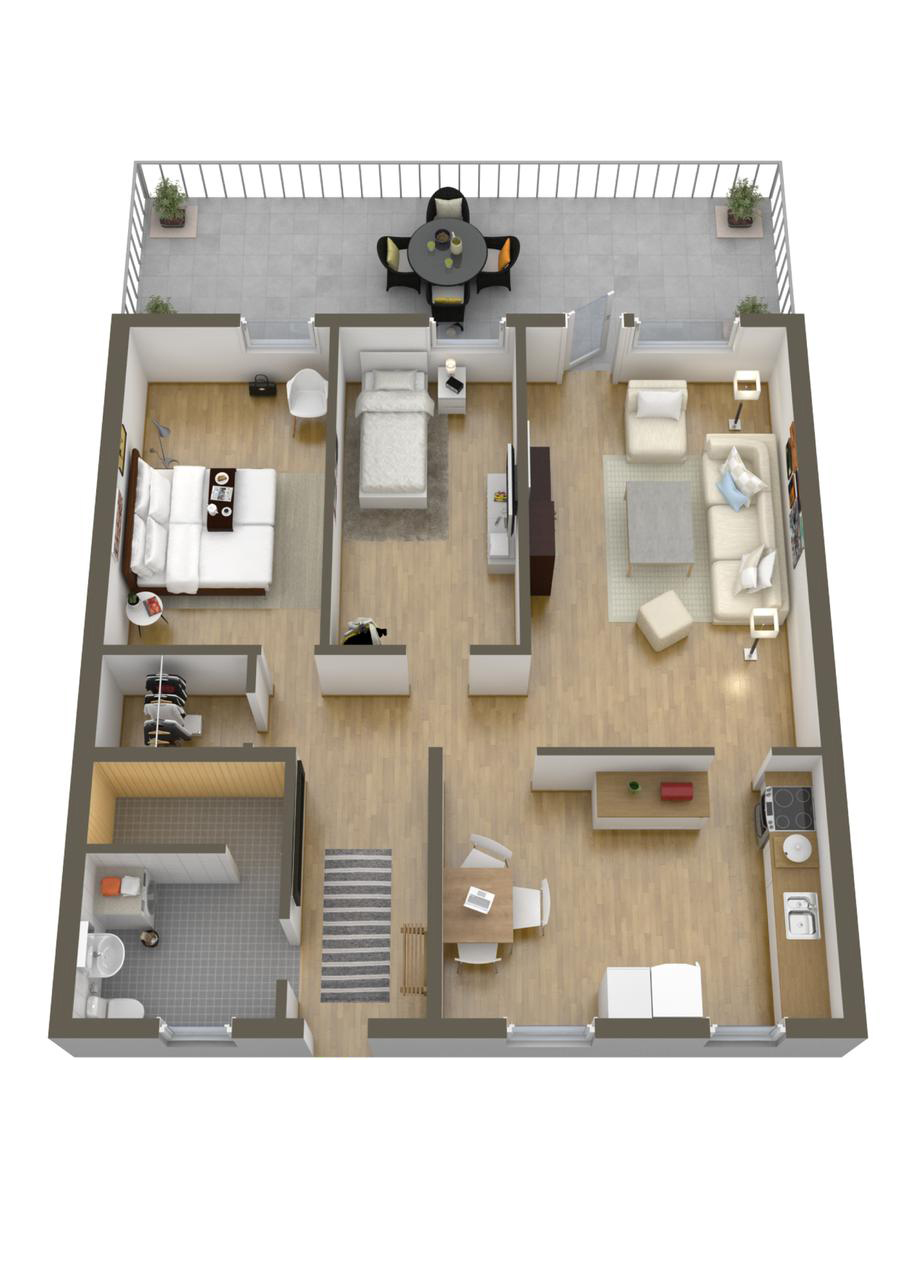 2 bedroom